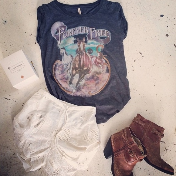 Rare spell forever free tee charcoal gray S designs and the gypsy collective top - Picture 6 of 16